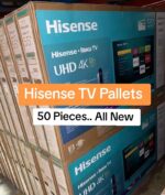 Original Hisense TV pallets